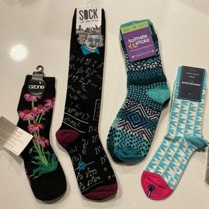NWT Fun & Fancy Socks - womens & mens!